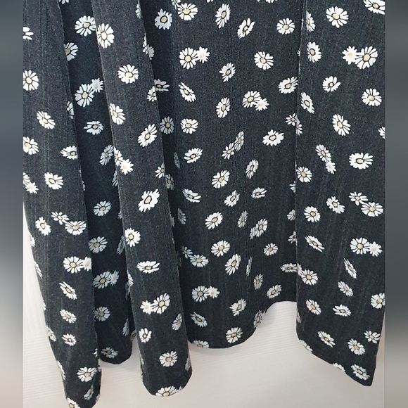 Pink Rose Dress Daisy print A-line pullover Spaghetti strap‎ Women's Size L - Picture 3 of 9